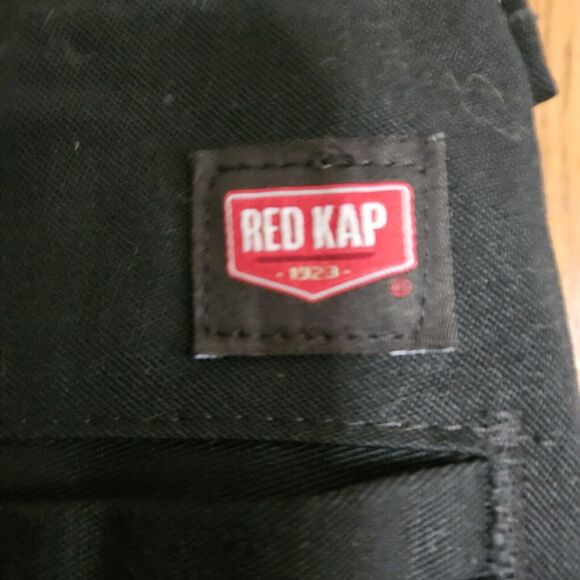 New Red Kap W32×L32 Black Industrial Work DuraKap TouchTex Blend Pants PT20BK - Picture 4 of 7